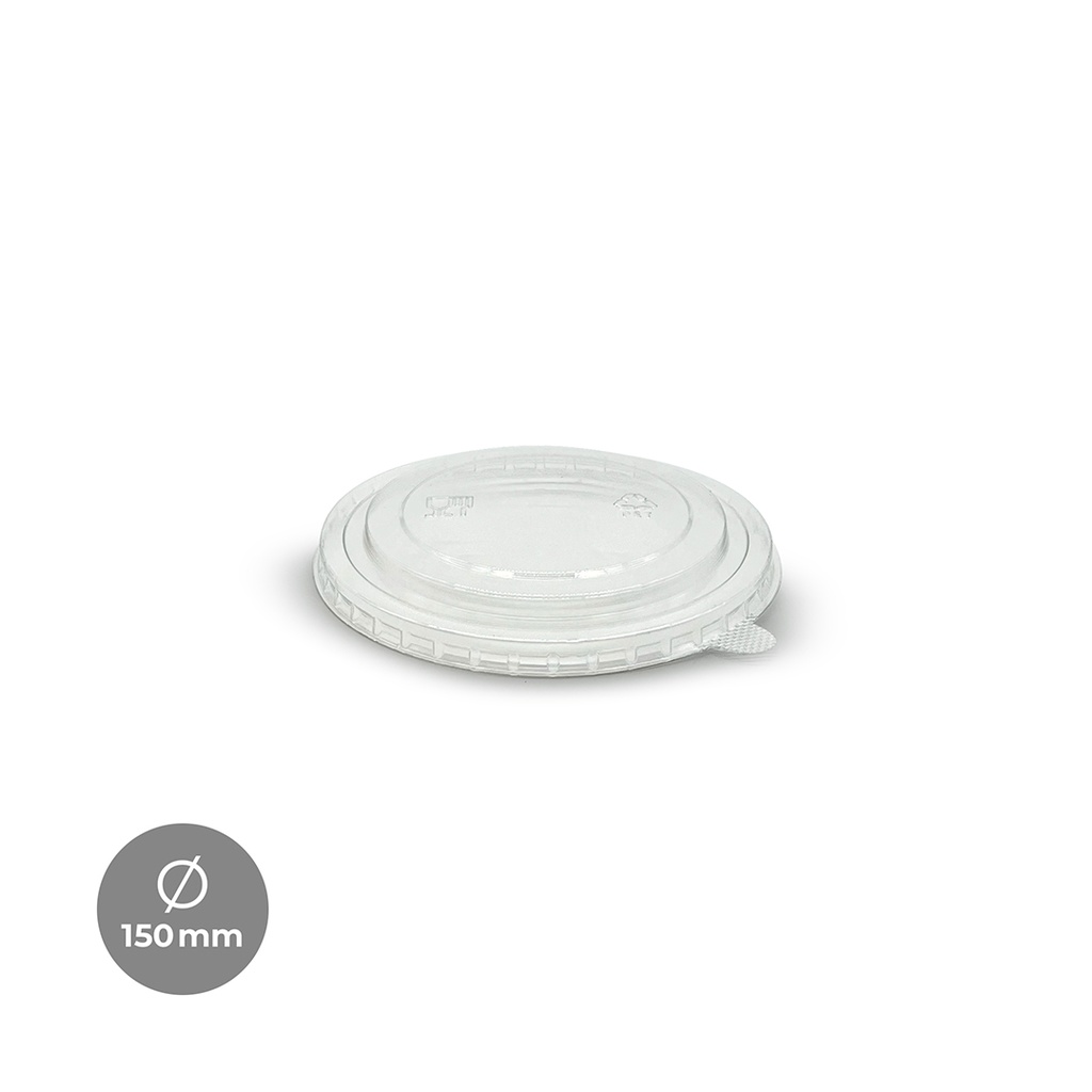 TAPA PLÀSTIC PET Ø150MM 6P-50 U.