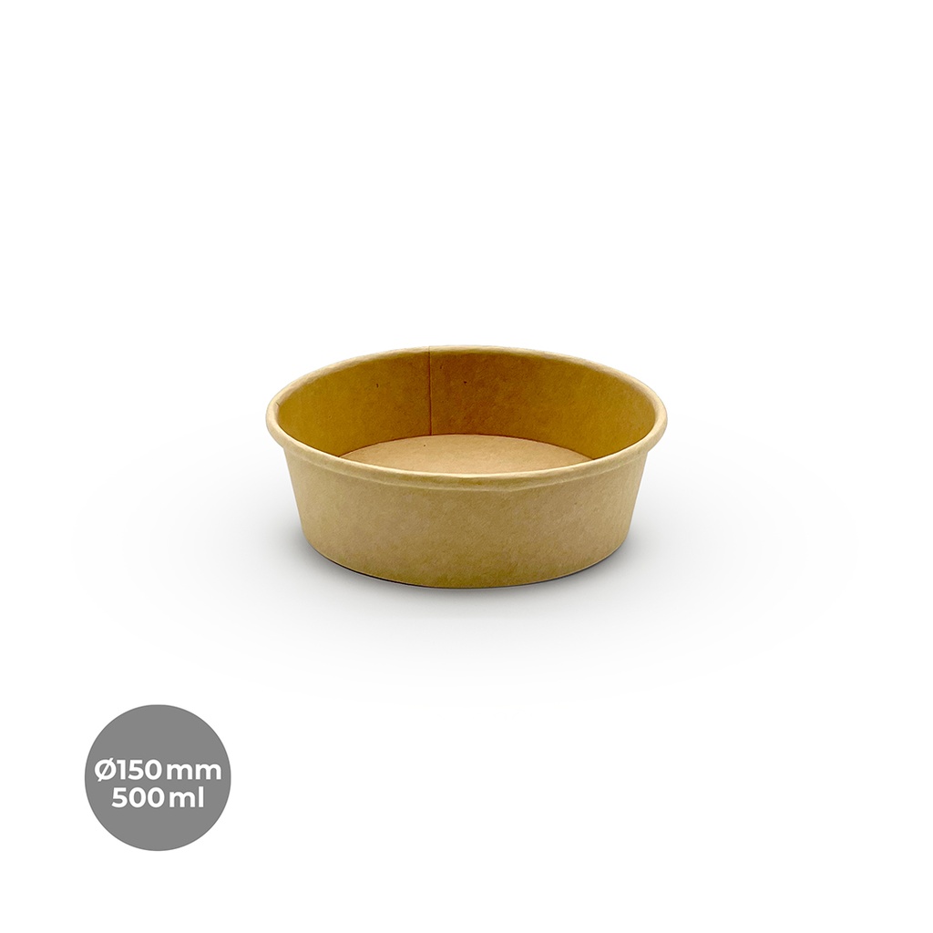 BOL AMANIDA CARTRÓ KRAFT Ø150MM 500ML 6P-50 U.