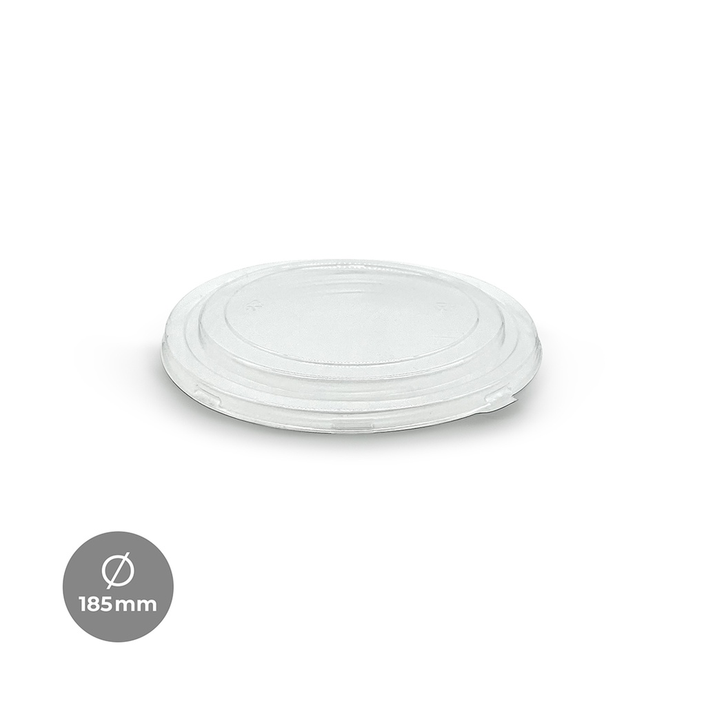 TAPA PLÁSTICO PET Ø185MM 6P-50 UDS.