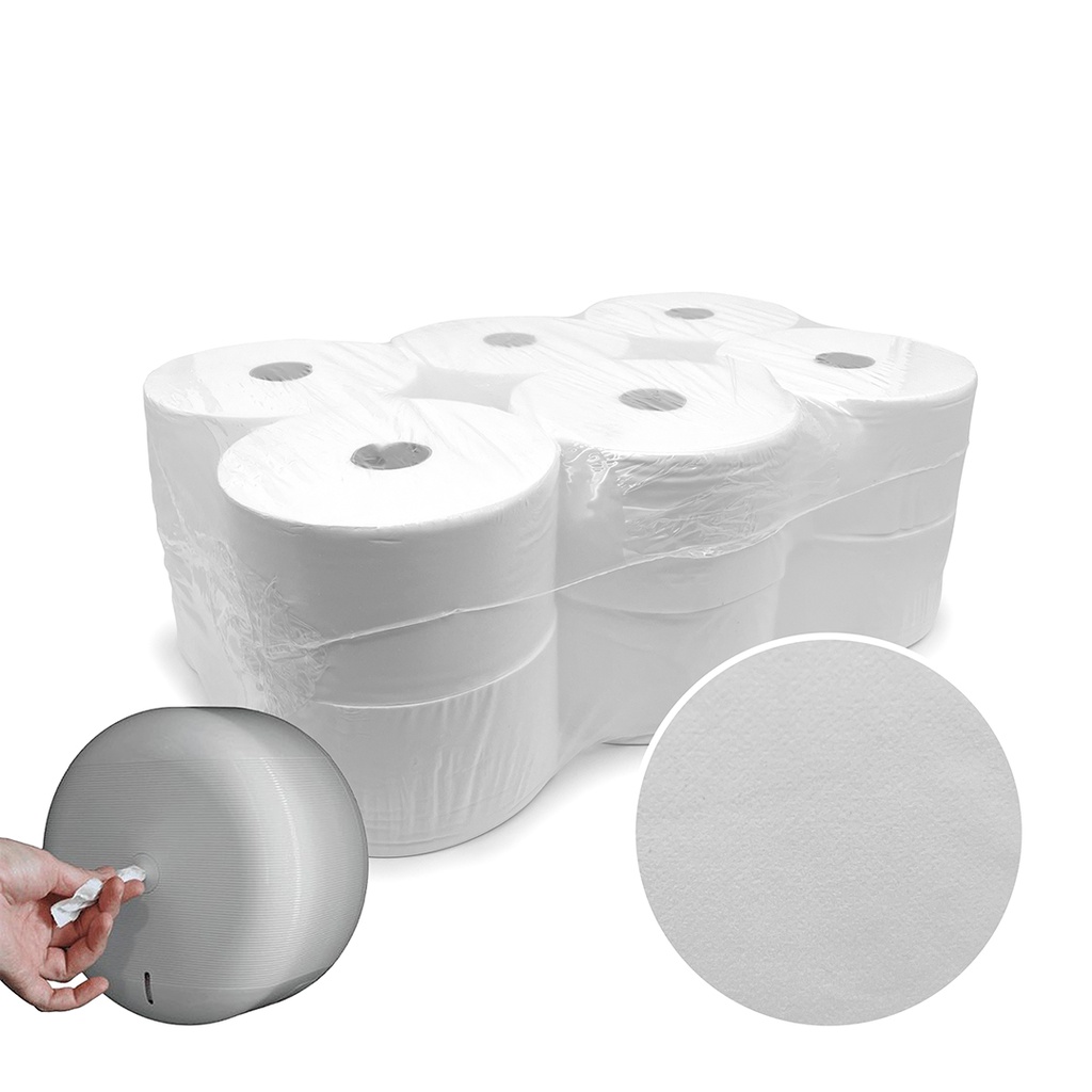 PAPER HIGIÈNIC EXTRAC. CENTRAL 45CM 620GR. 1P-12R
