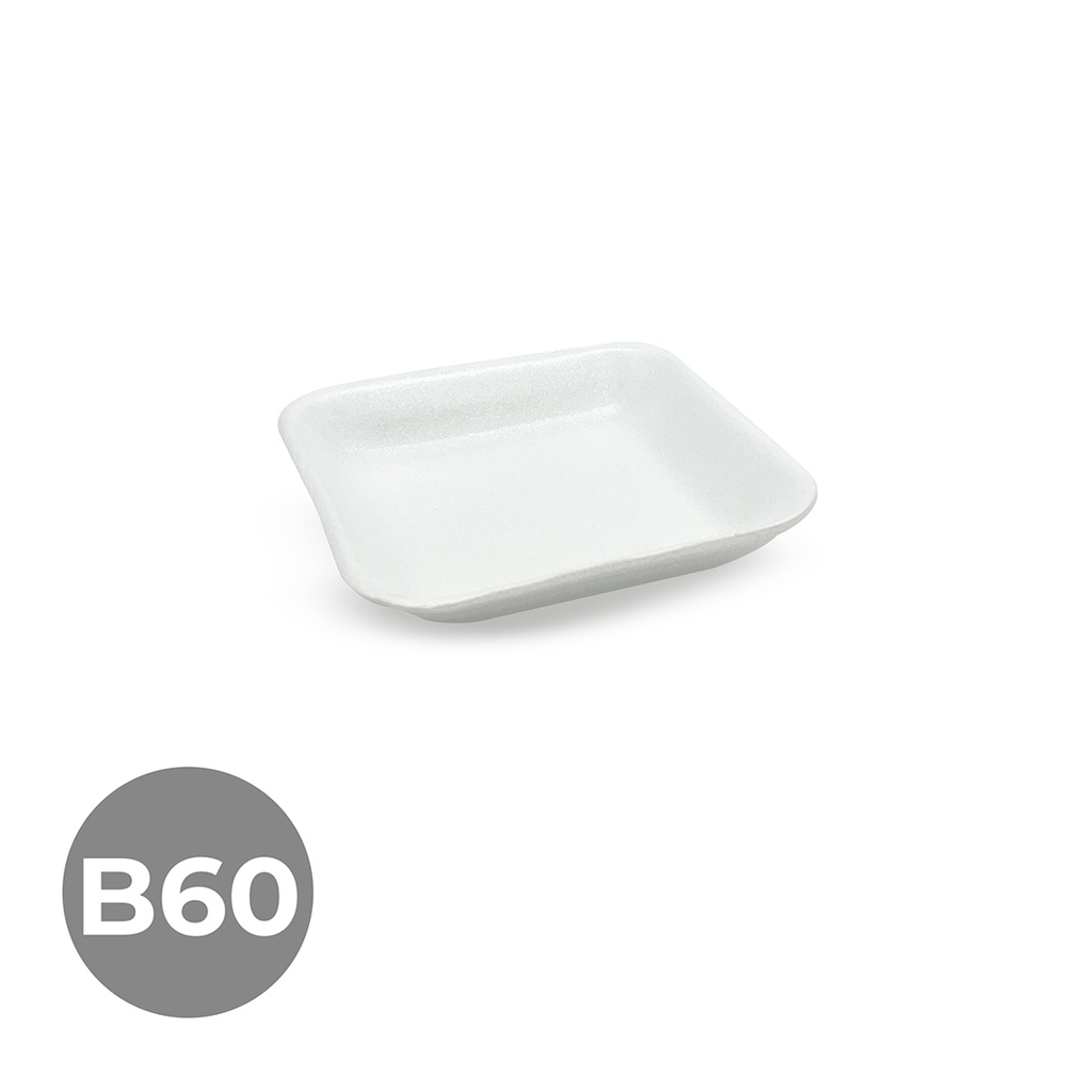 BANDEJA POREX B60 135X135X25 BOLSA 900 UDS.