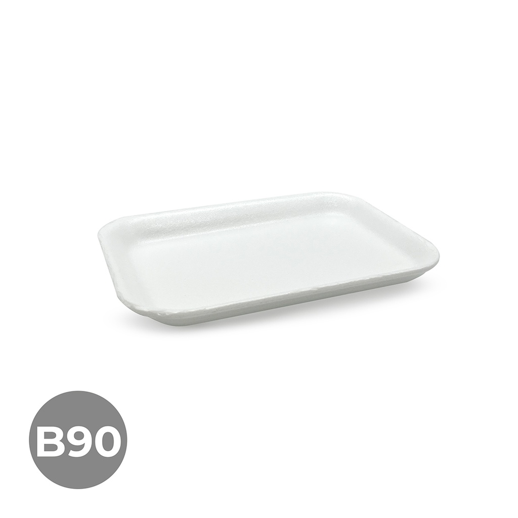 BANDEJA POREX B90 180X255X25 BOLSA 750 UDS.