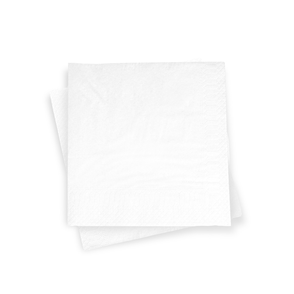 SERVILLETA 30X30 2C BLANCA 48-100 UDS.