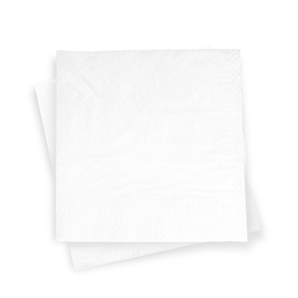 SERVILLETA 40X40 2C BLANCA 48P-50