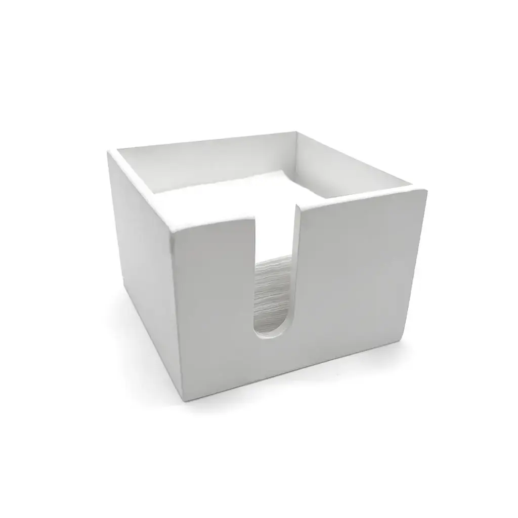 PORTATOVALLONS 20X20 FUSTA LACADA BLANCA