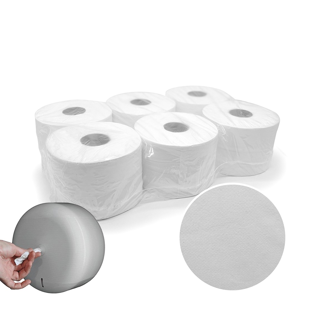 PAPEL HIGIÉNICO EXTRACCION CENTRAL 195MTS 1P-6R