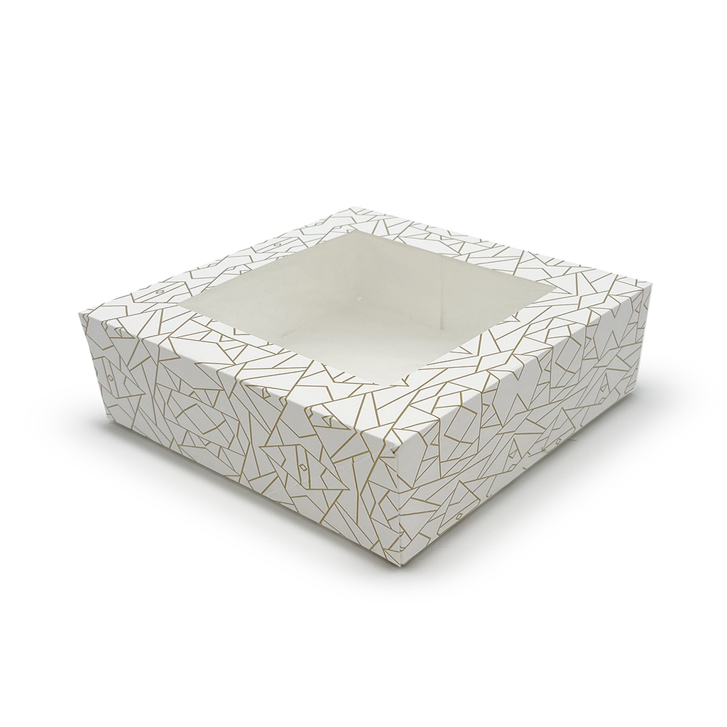CAIXES PASTISSERIA AMB FINESTRA 18X11X8CM P-50 U.