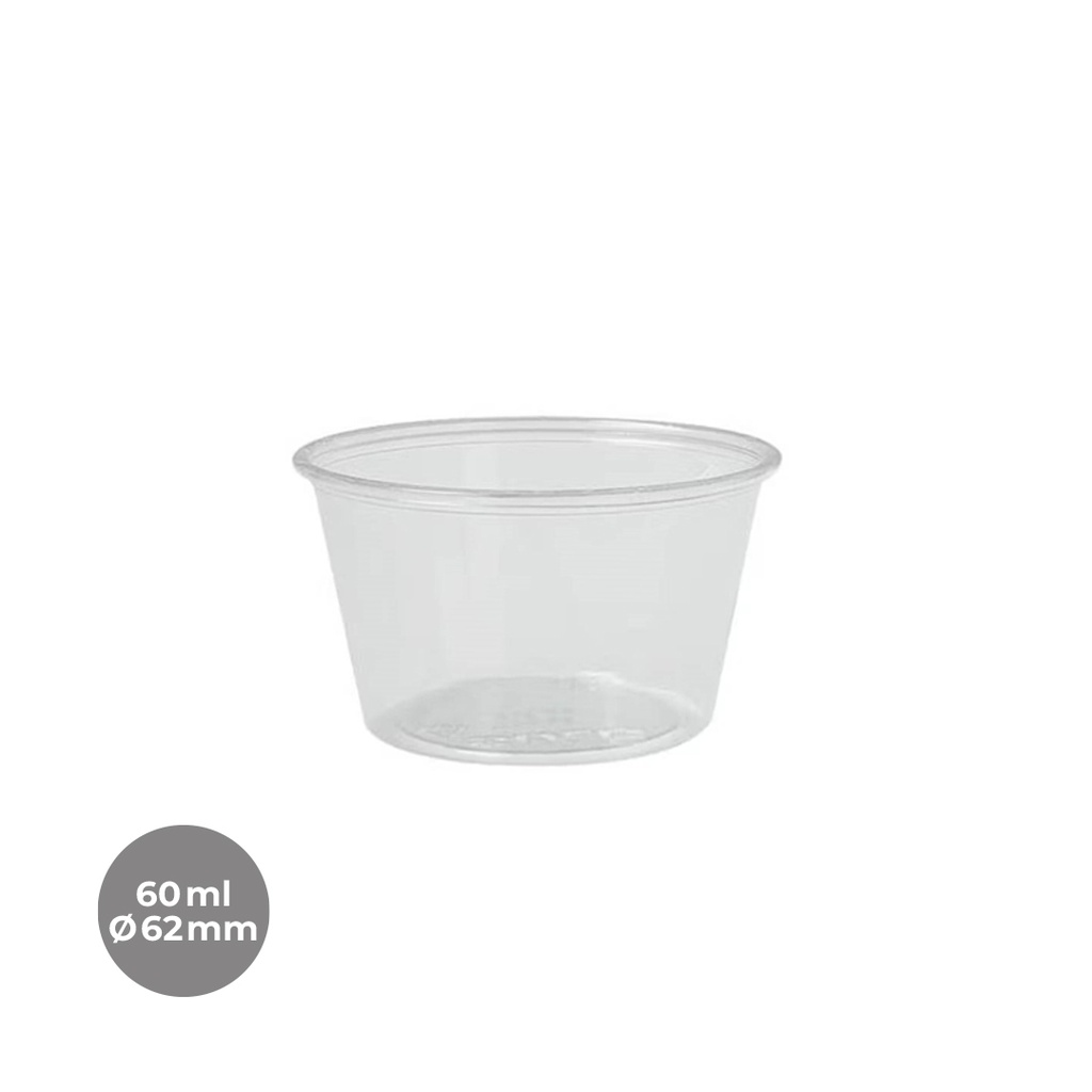SALSER PET TRANS. 60ML2OZ Ø62MM 25P-100 U.