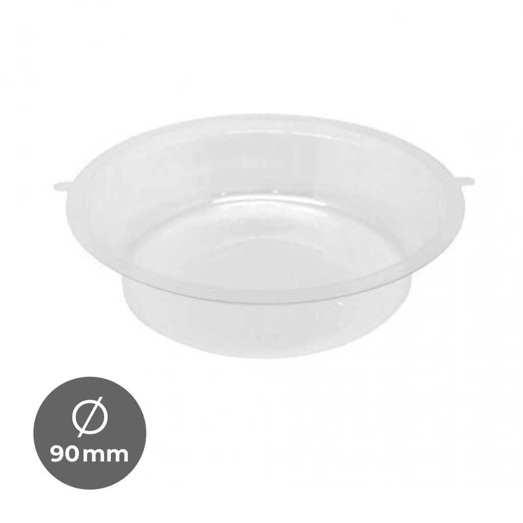 SALSERO TOPPING PET TRANS. Ø90MM 100ML (10X100)