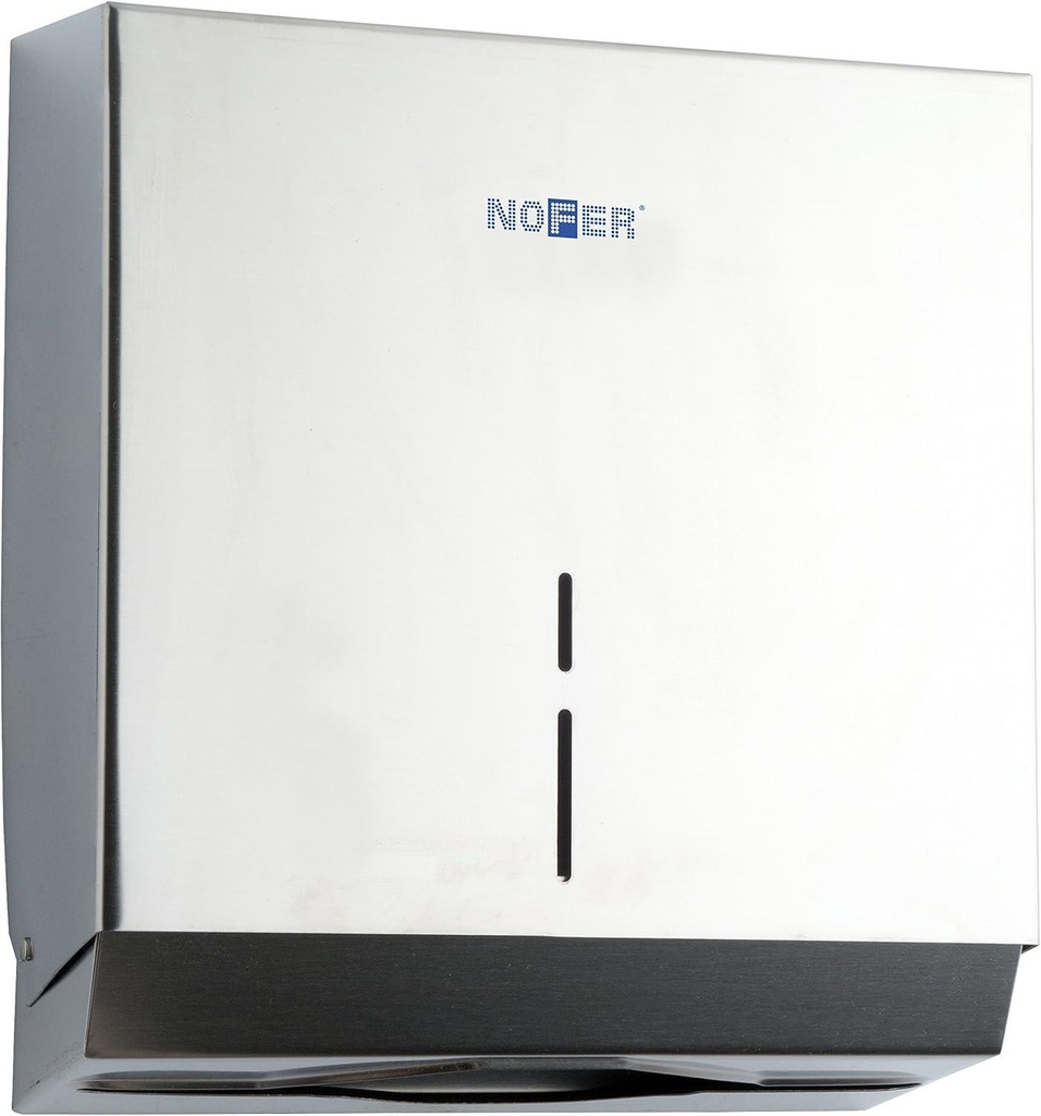 DISPENSADOR PAPEL TOALLA INOX SATINADO