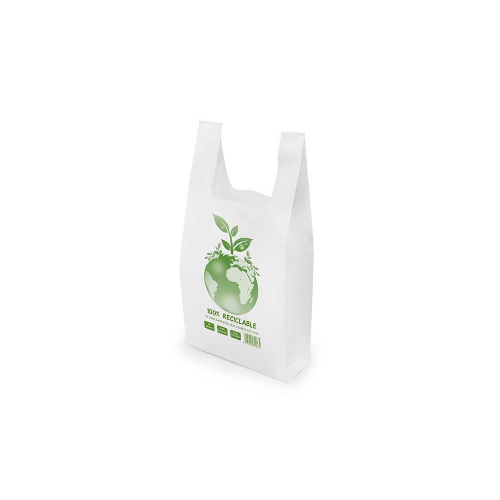 BOLSA ASA BLANCA 50X60 G200 70% RECICLADO(S:7X100 UDS)
