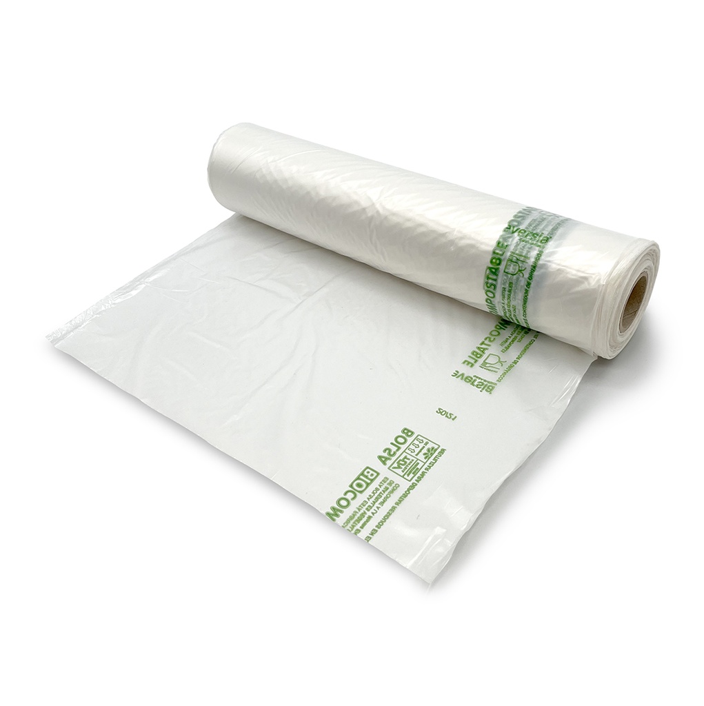 BOLSA ROLLO 30X40 CM COMPOSTABLE G44 8R-250UDS