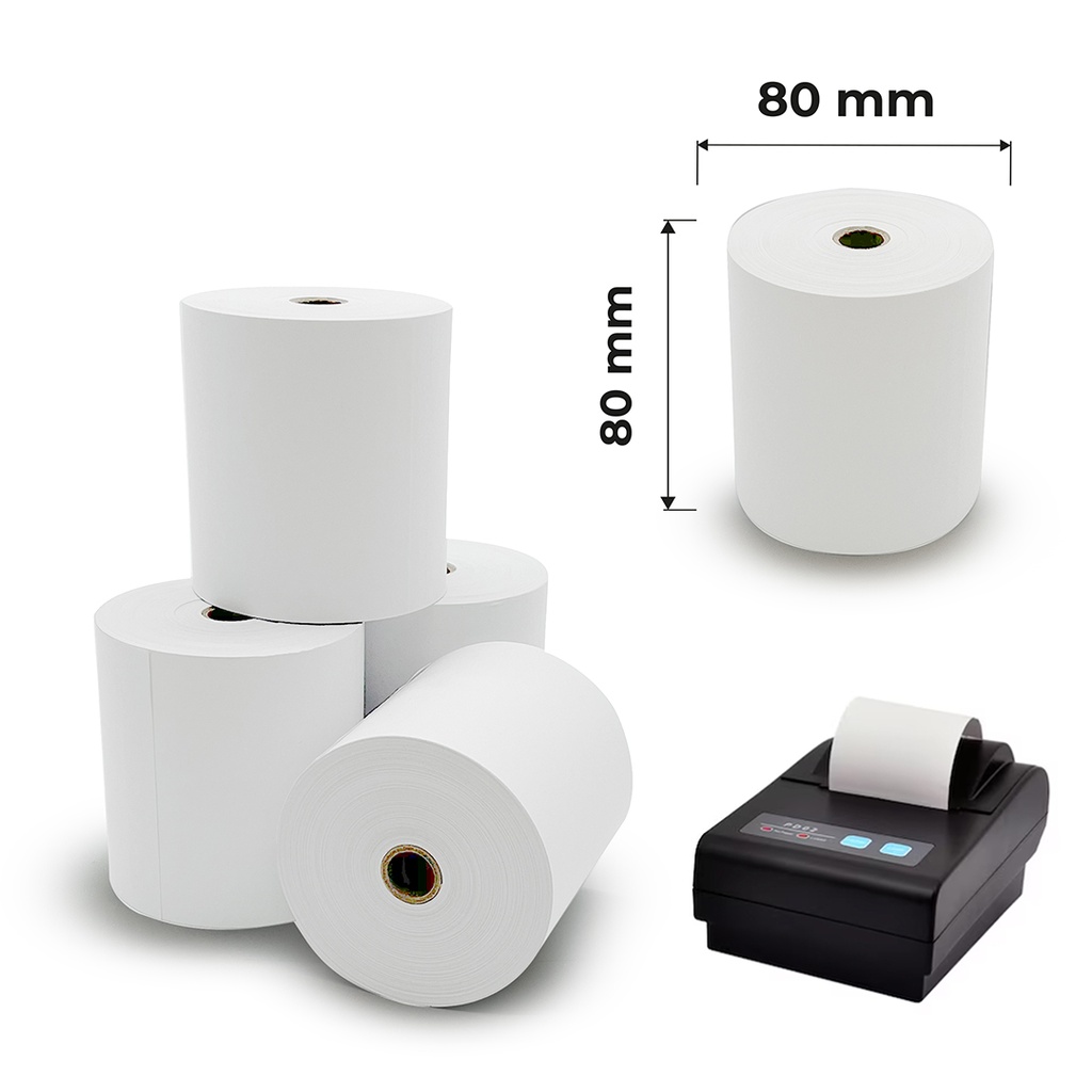 ROTLLO PAPER TÈRMIC 80X80 6Px8R