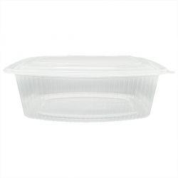 ENVASE OVAL TAPA BISAGRA PP 2000CC(4X50:200)