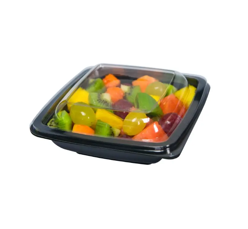 BOL AMANIDA CUADRADA / PET NEGRE / 750 ML / 4 PAQ-100 UD.