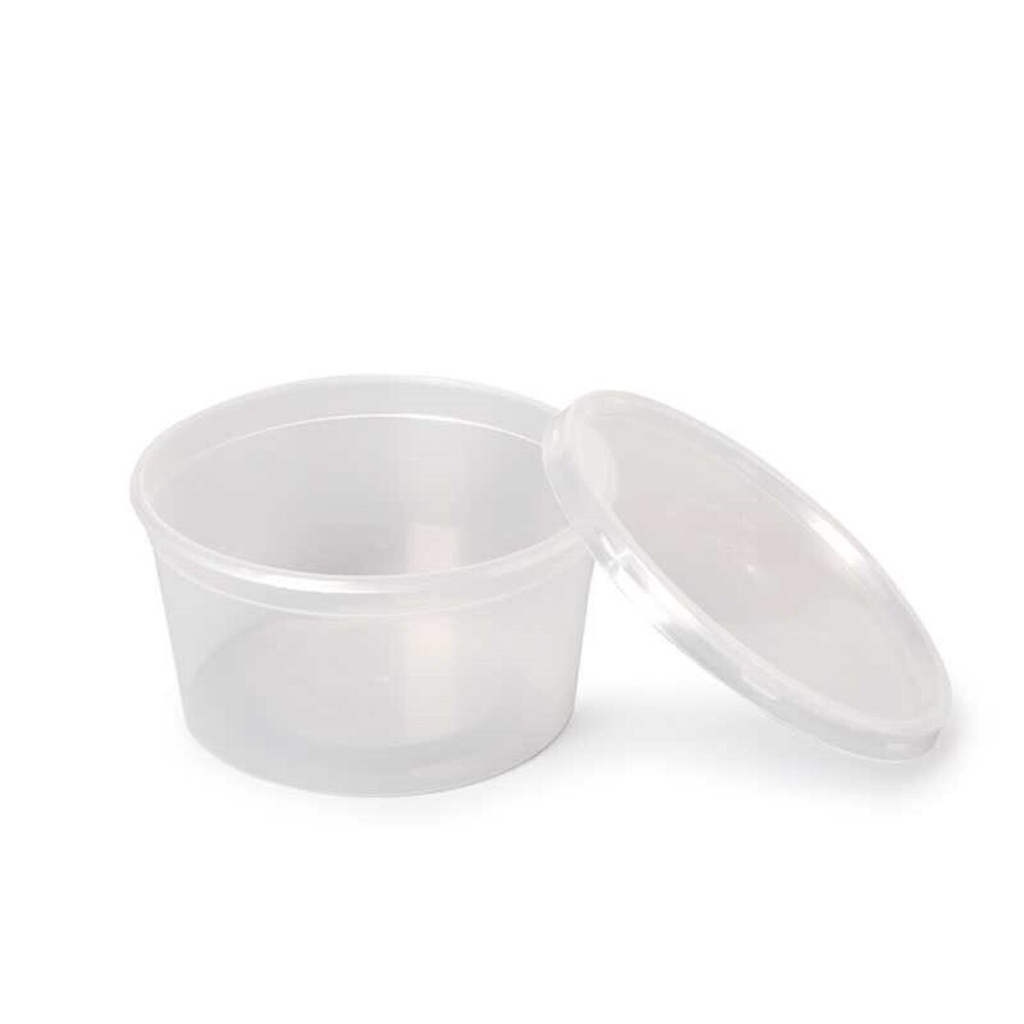 TARRINA RODONA 500CC TRANS. 600 U./C