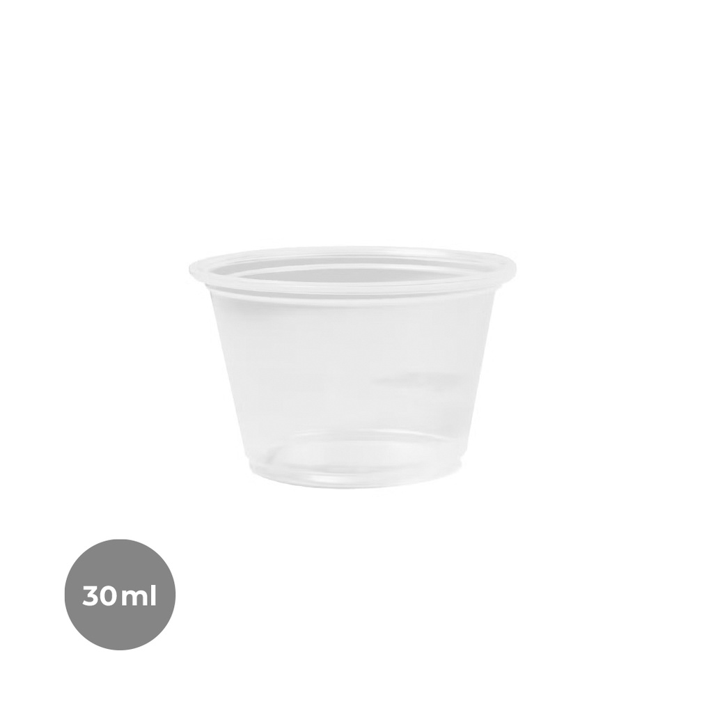 TARRINES MICRO. S 30ML 1OZ TRANS. PP 20X125 U.