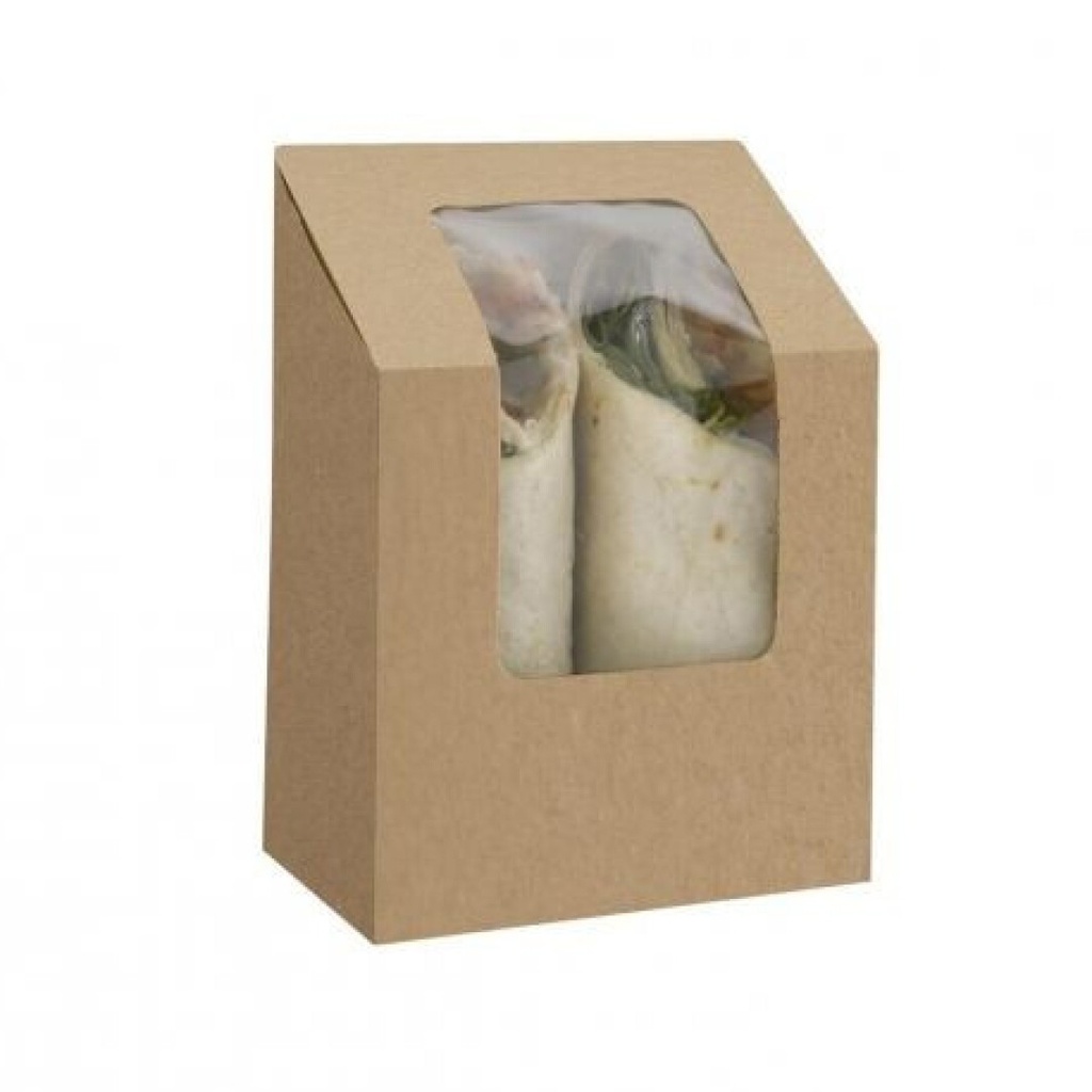 CAJA PARA WRAPS KRAFT 90X50X90/121MM C-500