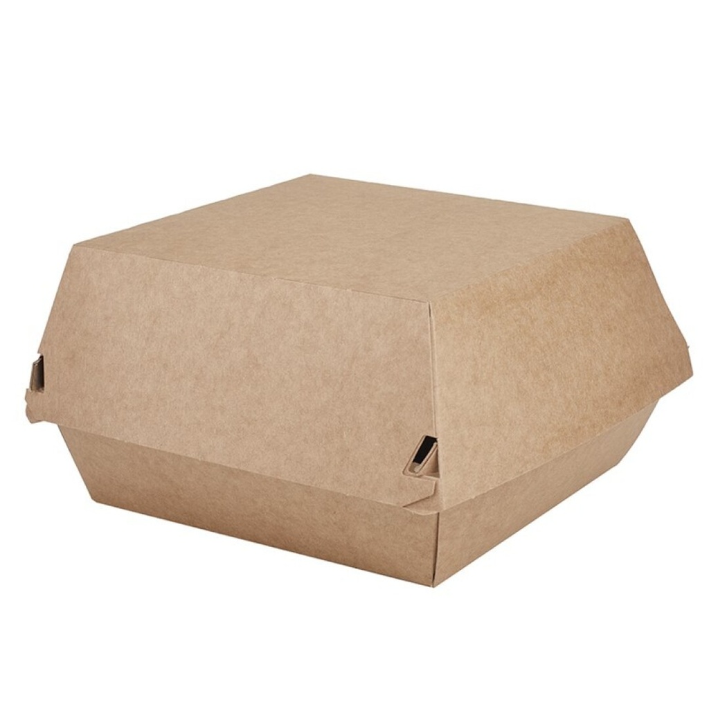 ESTUCHE HAMBURGUESA GIGANTE 14X14X10 KRAFT C-500