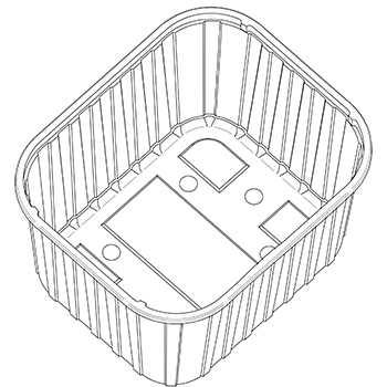 CESTA B9 500GR PP 75 C-1002UDS