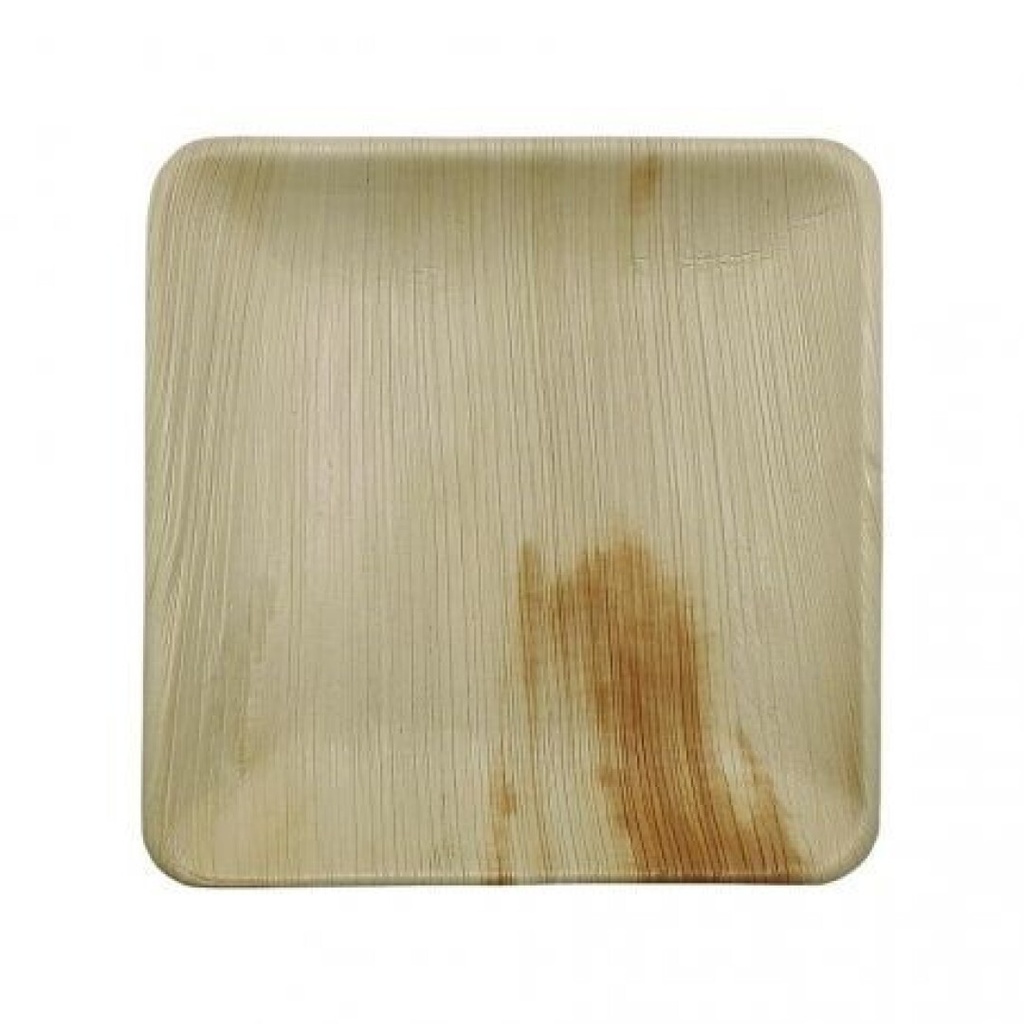 PLAT HOJA DE PALMA CUADRAT 200X200MM 4x25