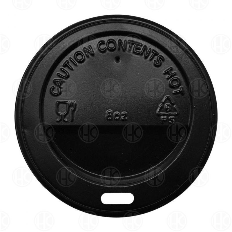 TAPA TRAVEL 8OZ ECONO LID NEGRA 10X100: 1000 U.
