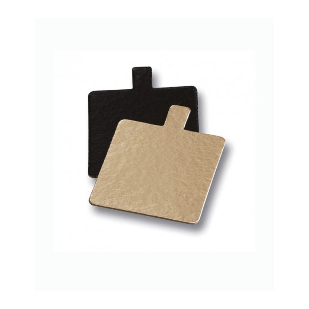 FORM. CUADRAT 8X8 C/PESTAÑA OR/NEGRE