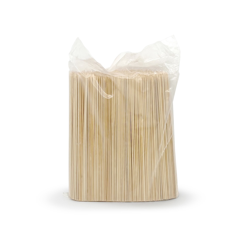 B-1000UDS BROCHETAS BAMBU 300X3.8MM (5X1000)