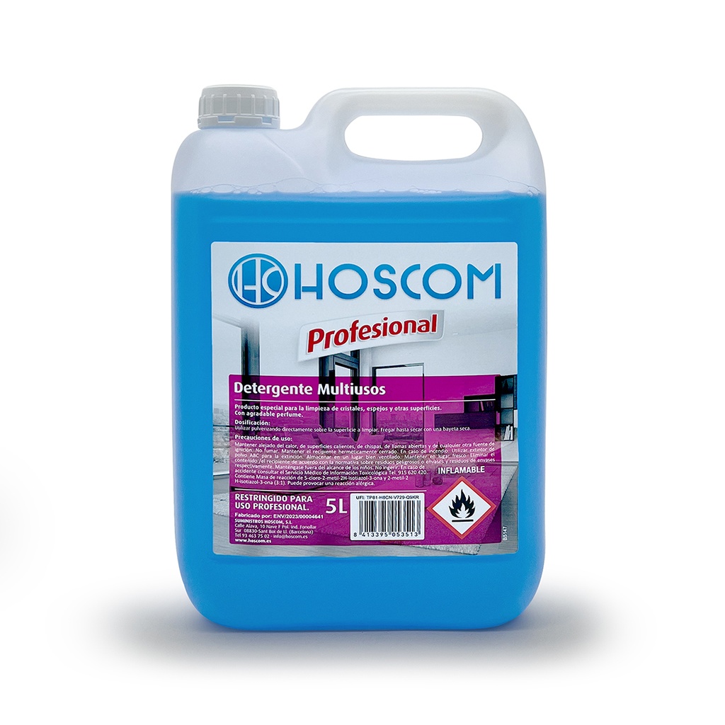 NETEJAVIDRES PROF. (MULTIÚS) 5L HOSCOM