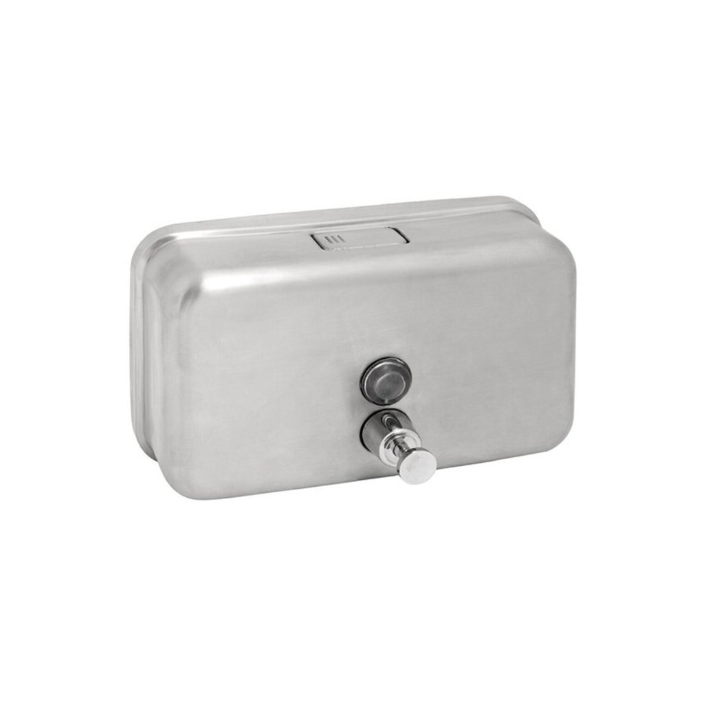 DOSIFICADOR DE JABON HORIZONTAL 1L INOX SATINADO