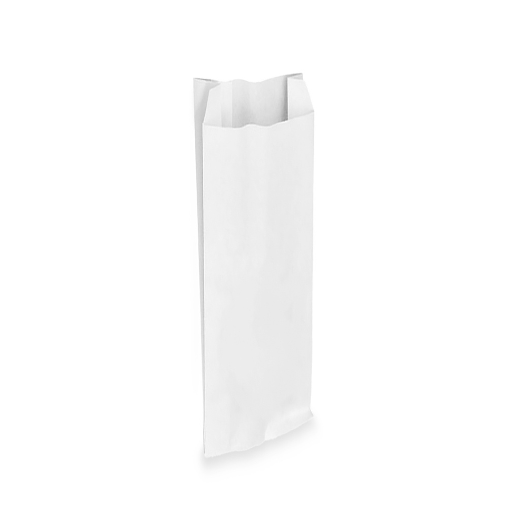 BOLSA PAPEL 15+6*50 BLANCO GENERICO C-1000