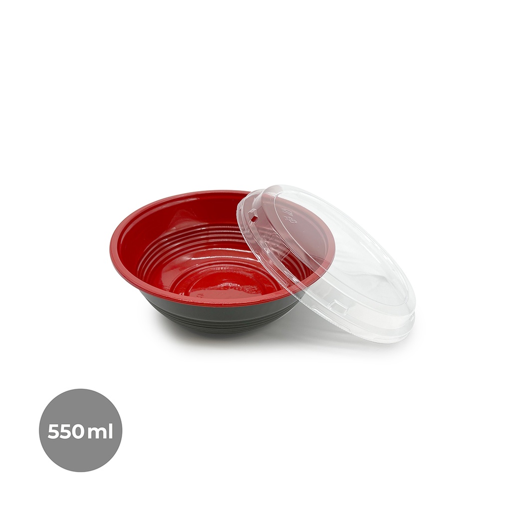 DONBURI BOWL PLÀSTIC VERMELL