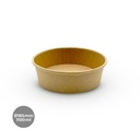 ENSALADERA CARTÓN KRAFT Ø185MM 1100ML 6P-50 UDS.