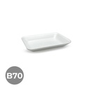 BANDEJA POREX B70 180x135X25 BOLSA 900 UDS.