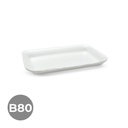 BANDEJA POREX B80 225x135X25 BOLSA 750 UDS.
