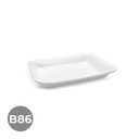 BANDEJA POREX B86 210X155X35 BOLSA 600 UDS.