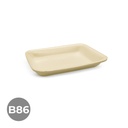 BANDEJA POREX B86 210X155X35 B-600UDS. BIO