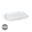 BANDEJA POREX B100 265X135X25 BOLSA 1000 UDS.