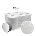 PAPEL HIGIÉNICO LAMINADO XL+  Ø70MM 1P-18R