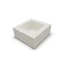 CAJAS PASTELERÍA CON VENTANA 18X18X7,5CM P-50 UDS.