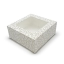 CAJAS PASTELERÍA CON VENTANA 26X26X8CM P-50 UDS.