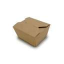 ENVASES TAKE OUT KRAFT 120*105*65 750CC 4P-50 UDS.