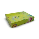 CAJA COCA ENCOLADA 40X30X7CM 4 COLORES P-25 UDS.