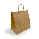 BOLSA PAPEL KRAFT CON ASA 32+20X32 C-250