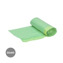 BOLSA BASURA AUTOCIERRE 55X60 VERDE 30R-20