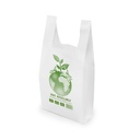 BOLSA CAMISETA BLANCA 85X90 G200 70% REC. 8X50UDS