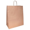 BOLSA PAPEL KRAFT C/ASA 40+20X48CM C-250