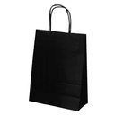 BOLSA PAPEL NEGRO 26+14X32 C-250