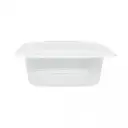 ENVASE OVAL TAPA BISAGRA PP 500CC(12X50:600)