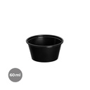 SALSERO PP NEGRO 60ML(2OZ) (25X100:2500)